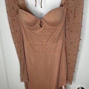 Blush Oh Polly Side Split Dress - New